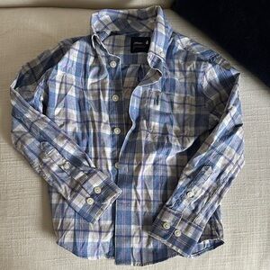 johnnie-O everyday performance jr Blue and Gray Plaid Button Down Shirt